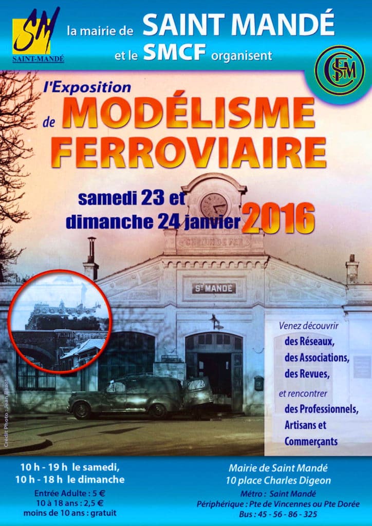 Smf a la manifestation modelisme ferroviaire à st Mandé